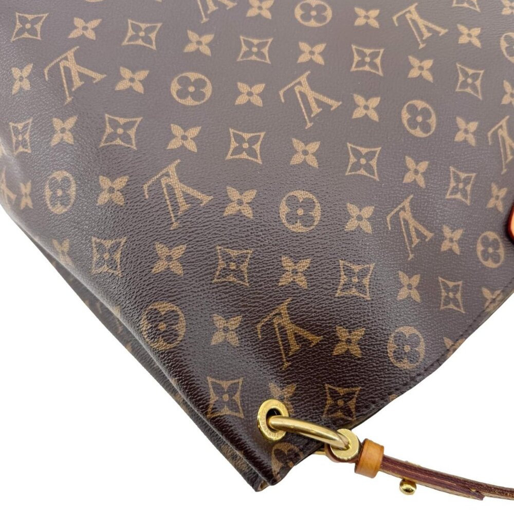 Louis Vuitton  Graceful MM Monogram Canvas Shoulder Bag Brown - Picture 7 of 16